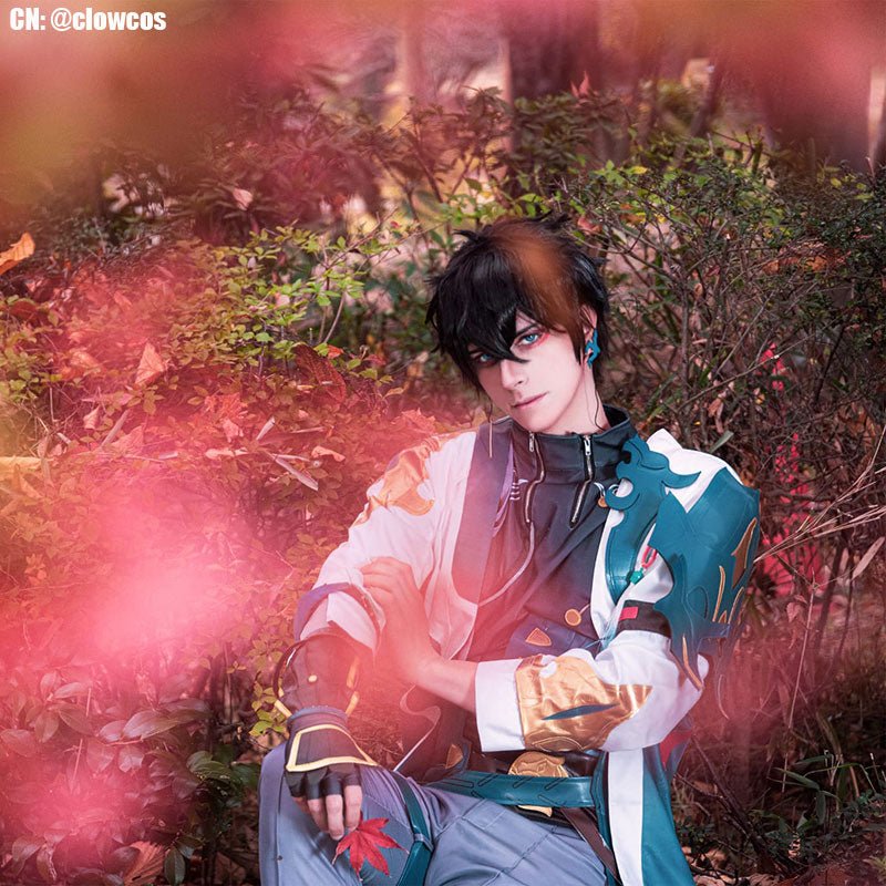 Honkai: Star Rail Dan Heng Short Black Cosplay Wig - lemailwigs