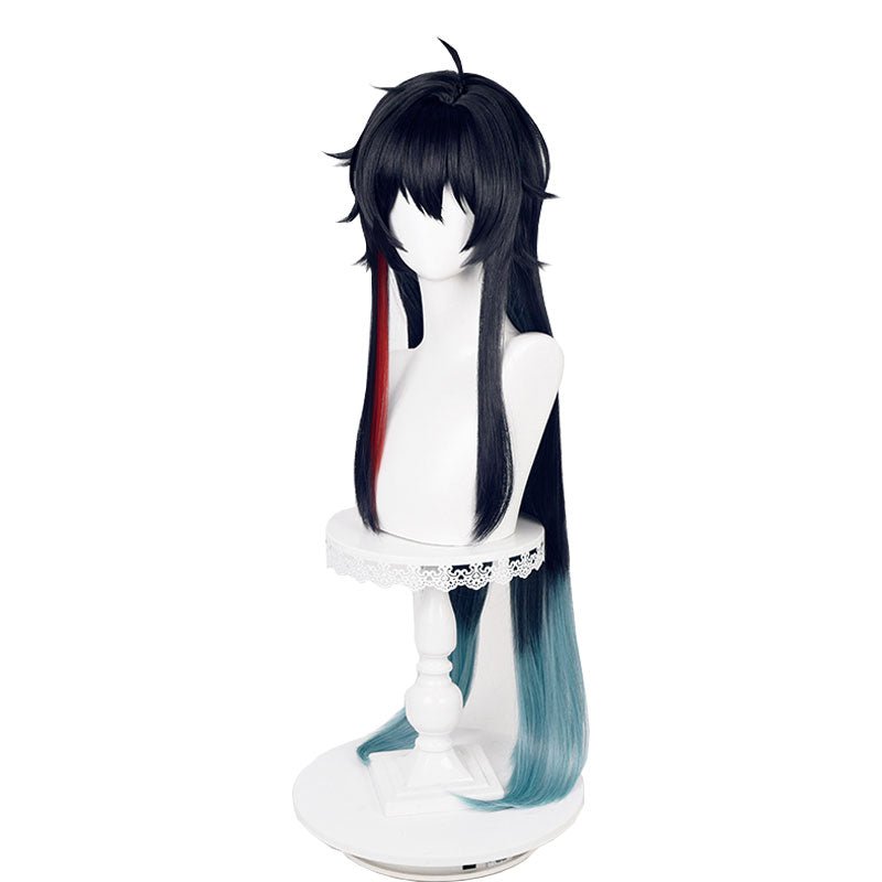 Honkai: Star Rail Danheng Imbibitor Lunae Long Multi Color Cosplay Wig3