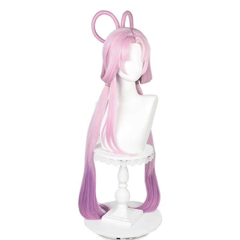 Honkai: Star Rail Fu Xuan Pink Gradient Purple Cosplay Wig - lemailwigs