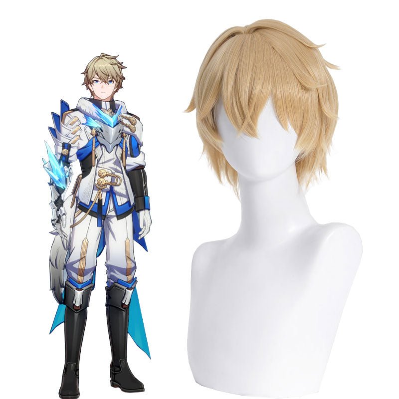 Honkai: Star Rail Gepard Landau Short Blonde Cosplay Wig - lemailwigs