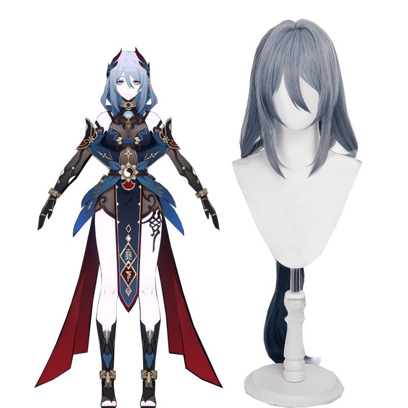 Honkai: Star Rail Hanya Long Multi Color Cosplay Wig - lemailwigs
