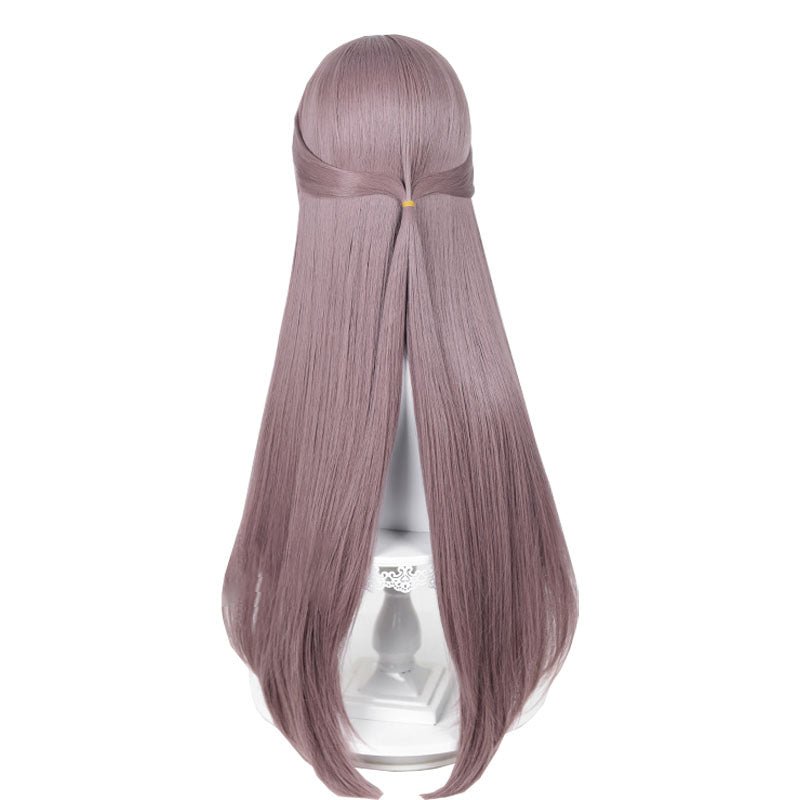Honkai: Star Rail Herta Long Stright Purple Cosplay Wig - lemailwigs