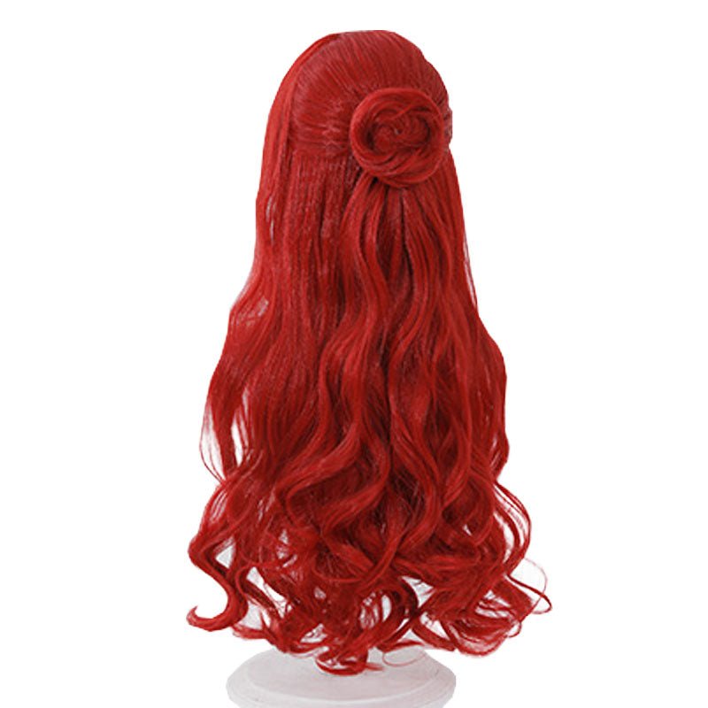 Honkai: Star Rail Himeko Red Curly Cosplay Wig - lemailwigs