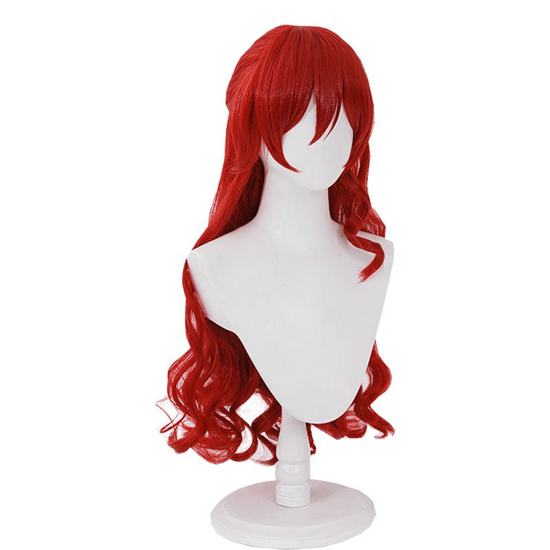 Honkai: Star Rail Himeko Red Curly Cosplay Wig - lemailwigs