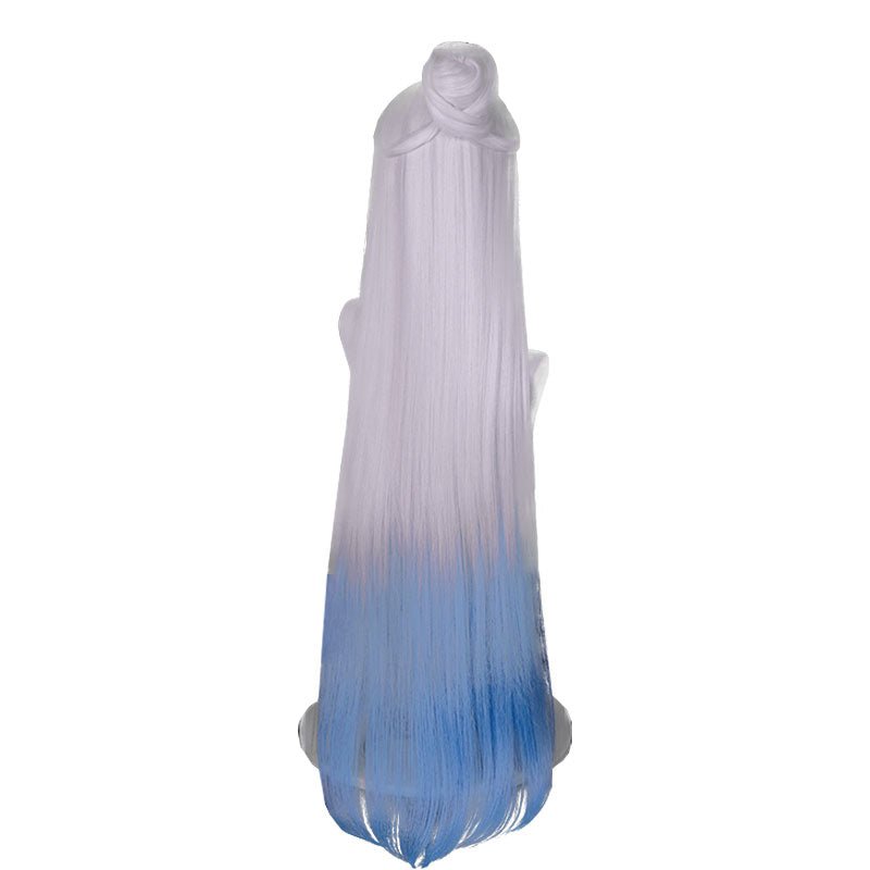 Honkai: Star Rail Jingliu White Gradient Blue Cosplay Wig - lemailwigs