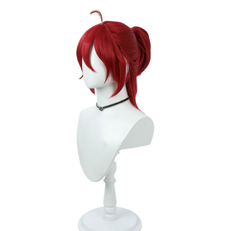 Honkai: Star Rail Luka Short Red Cosplay Wig - lemailwigs