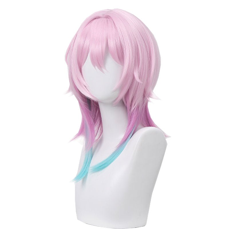 Honkai: Star Rail March 7th Pink Gradient Blue Cosplay Wig - lemailwigs