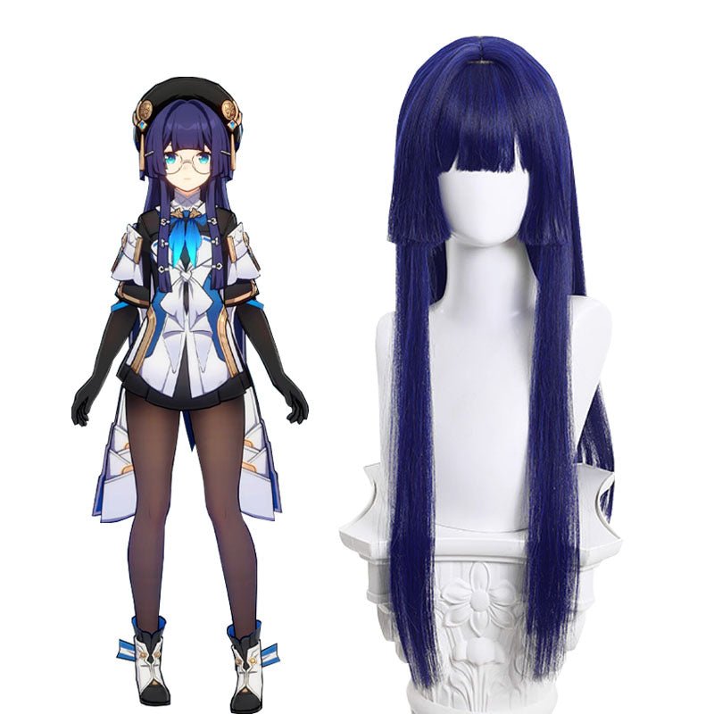 Honkai: Star Rail Pelageya Sergeyevna Dark Blue Cosplay Wig - lemailwigs