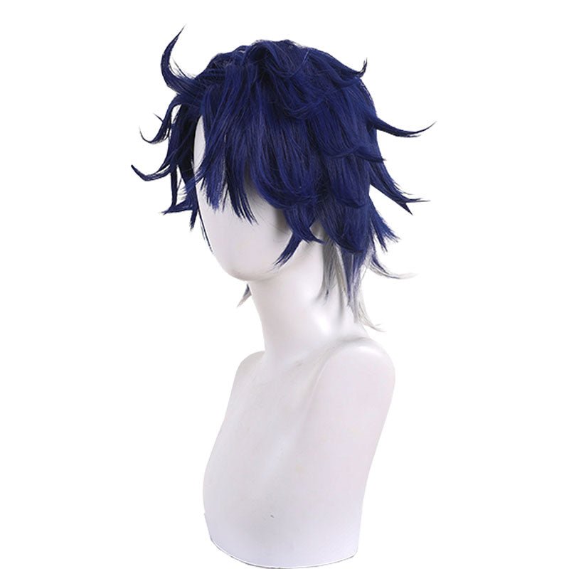 Honkai: Star Rail Sampo Blue Mixed White Cosplay Wig - lemailwigs
