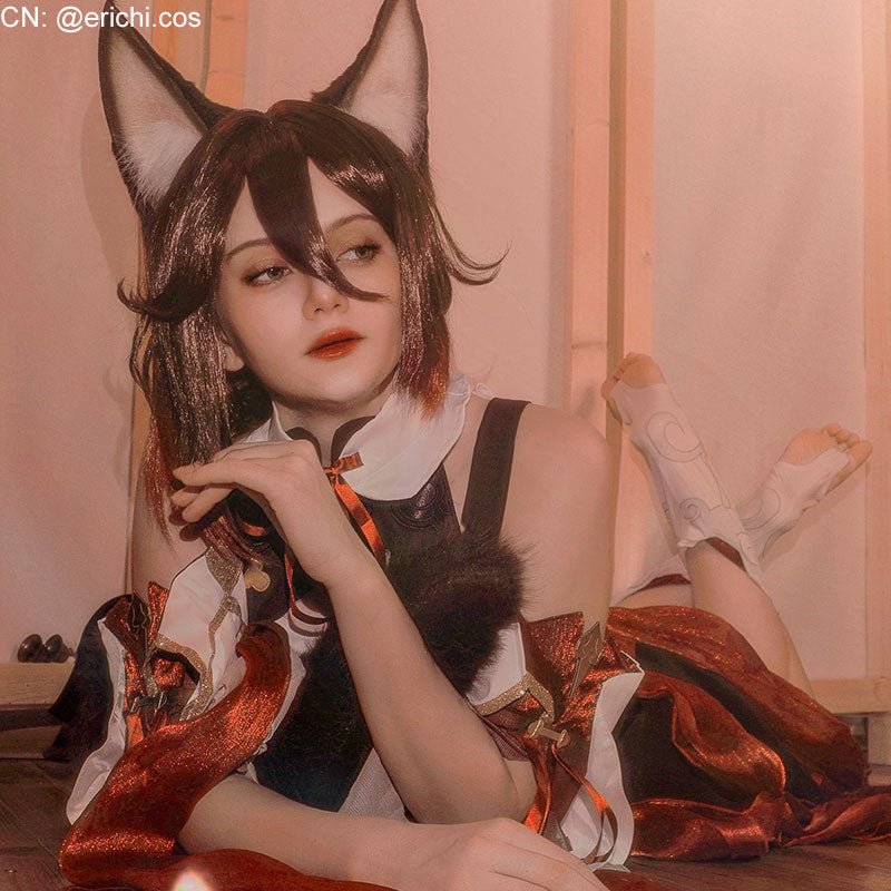 Honkai: Star Rail Tingyun Gradient Ponytail Cosplay Wig - lemailwigs