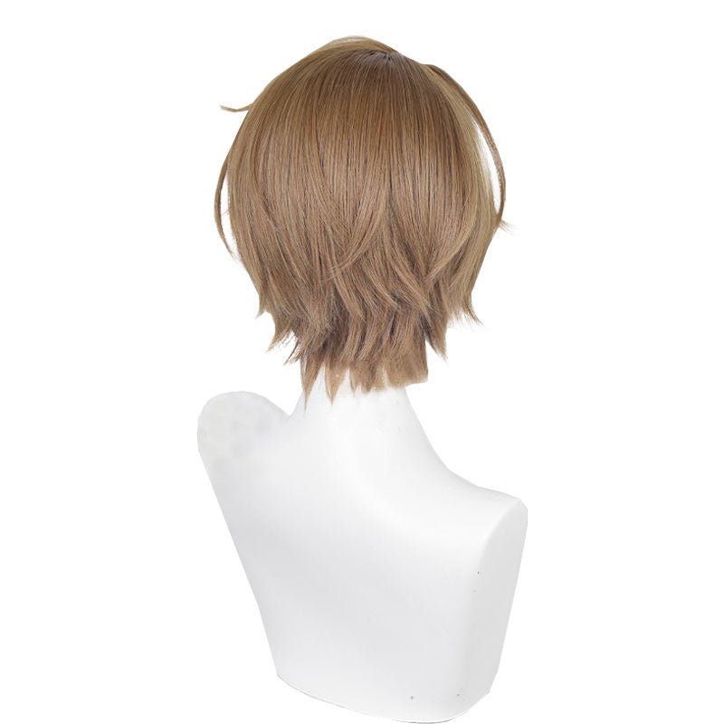 Honkai: Star Rail Welt Yang Brown Mixed White Cosplay Wig - lemailwigs