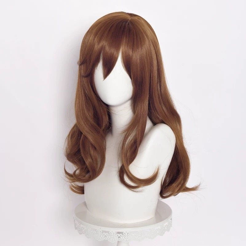 Horimiya Kyouko Hori Long Curly Brown Cosplay Wig - lemailwigs