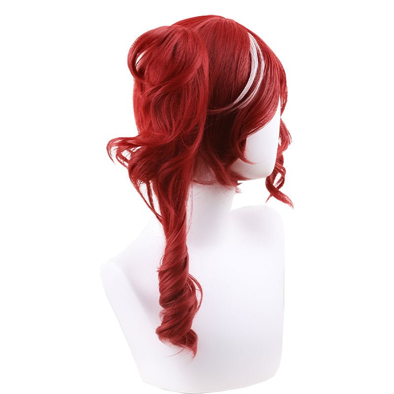 Identity V Crimson Red Mixed White Cosplay Wig - lemailwigs