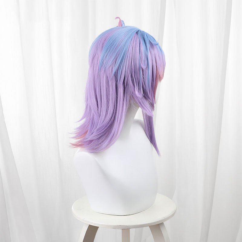 Identity V Perfumer Buffy Purple mixed Blue Cosplay Wig - lemailwigs