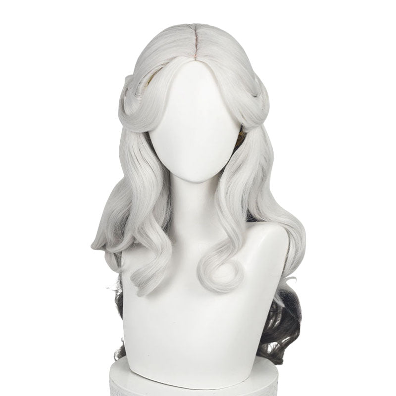 Identity V Psychologist Everlasting Night Black mixed White Halloween Cosplay Wig - lemailwigs