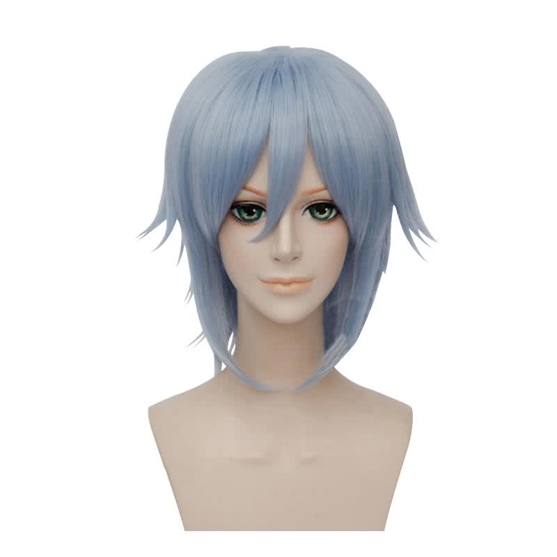 Idolish7 Yotsuba Tamaki Short Straight Blue Men Cosplay Wigs - lemailwigs