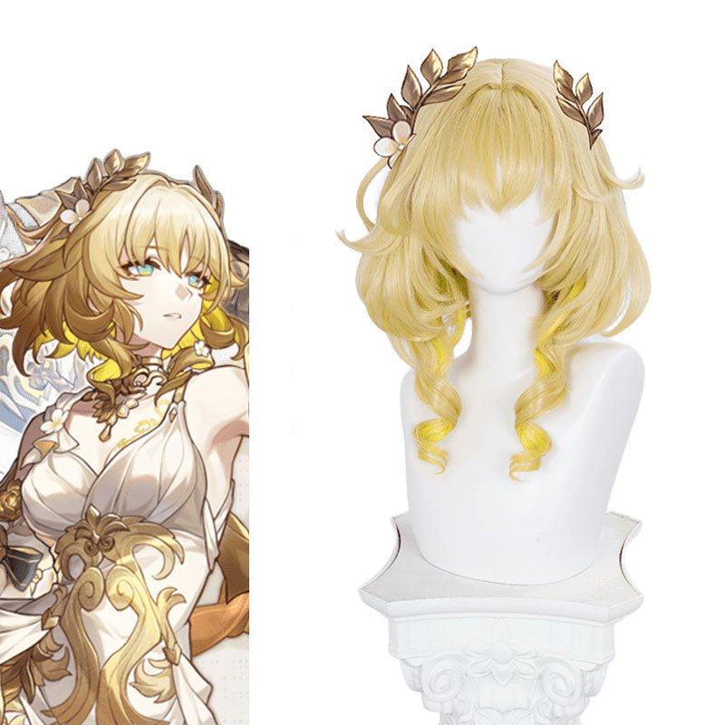 【In Stock】Honkai Star Rail Aglaea Cosplay Wig - lemailwigs