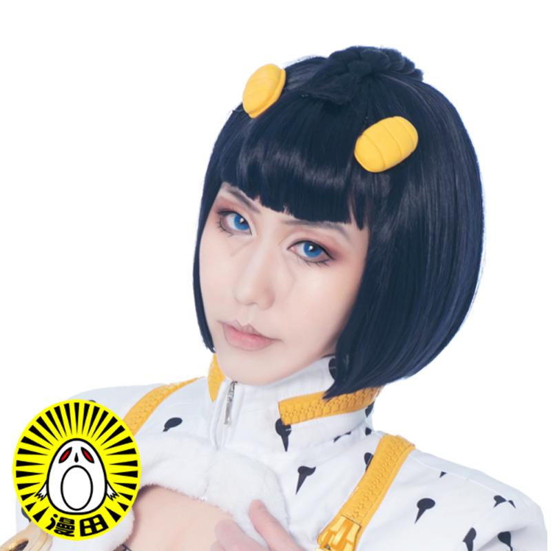 JoJo's Bizarre Adventure Bruno Bucciarati Short Ink Blue Cosplay Wigs - lemailwigs