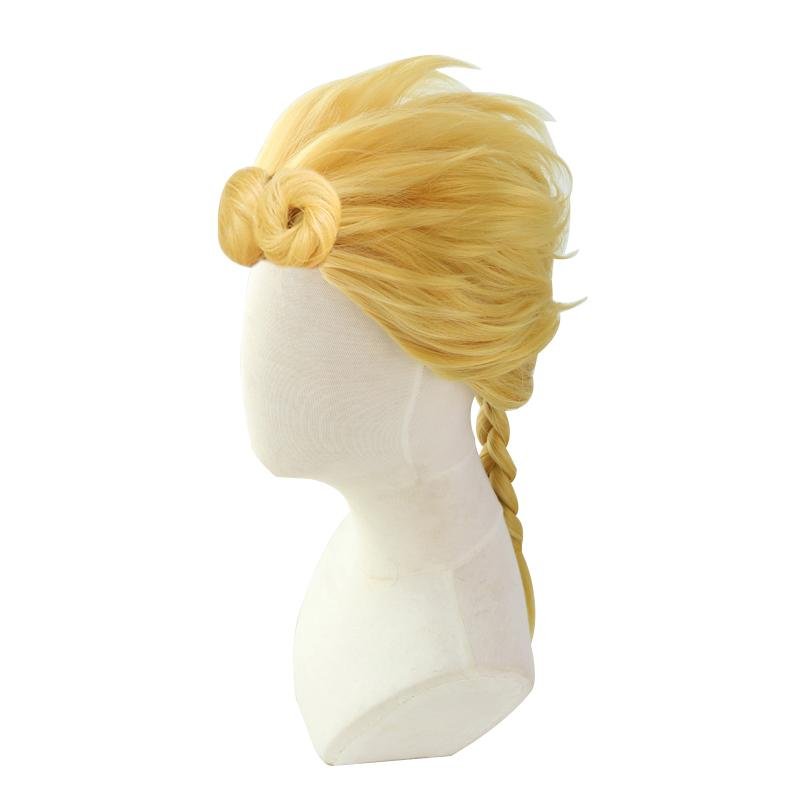 JoJo's Bizarre Adventure Giorno Giovanna Blonde Braid Cosplay Wigs - lemailwigs