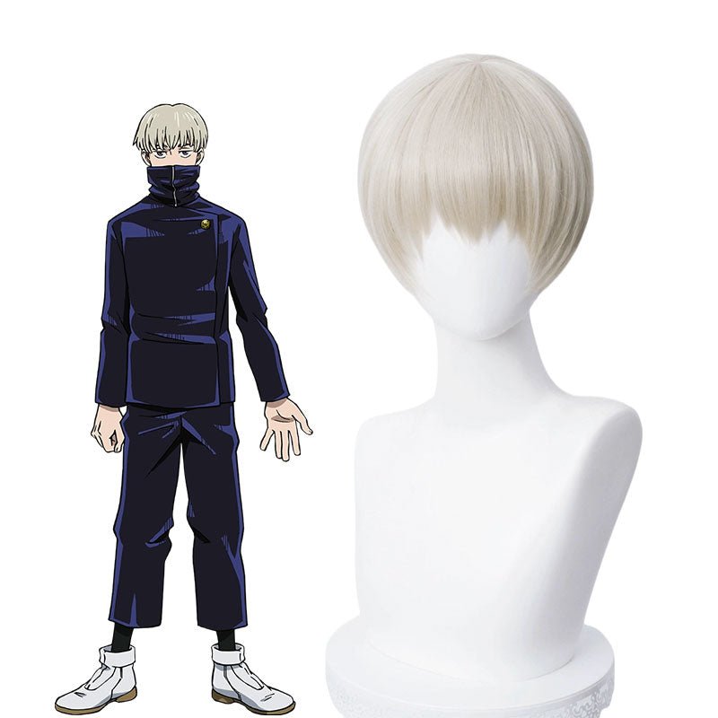 Jujutsu Kaisen Inumaki Toge White Short Cosplay Wig - lemailwigs