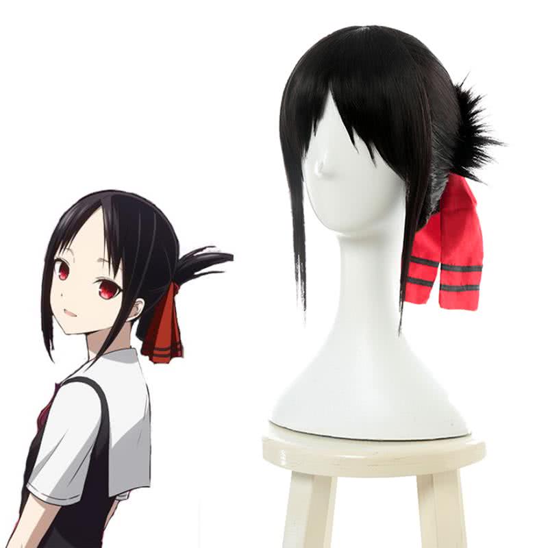 Kaguya - sama wa Kokurasetai: Tensai - tachi no Renai Zunousen Kaguya Shinomiya Black Cosplay Wigs - lemailwigs