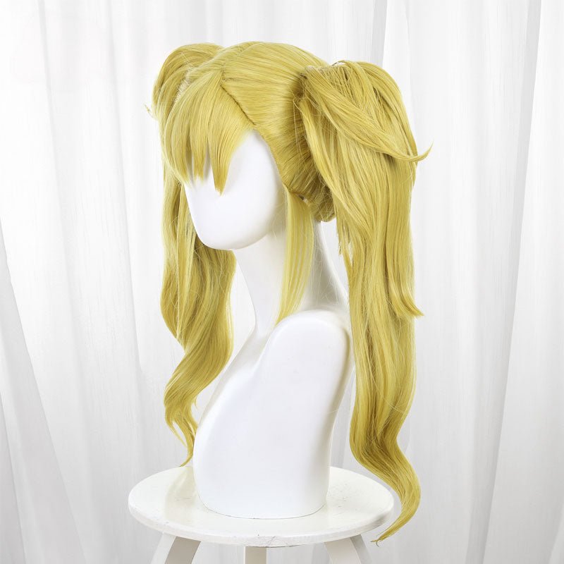 Kaiju No. 8 Kikoru Shinomiya Yellow Ponytail Cosplay Wig - lemailwigs