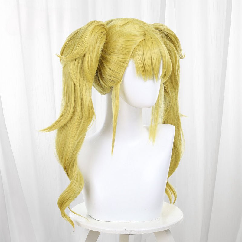 Kaiju No. 8 Kikoru Shinomiya Yellow Ponytail Cosplay Wig - lemailwigs