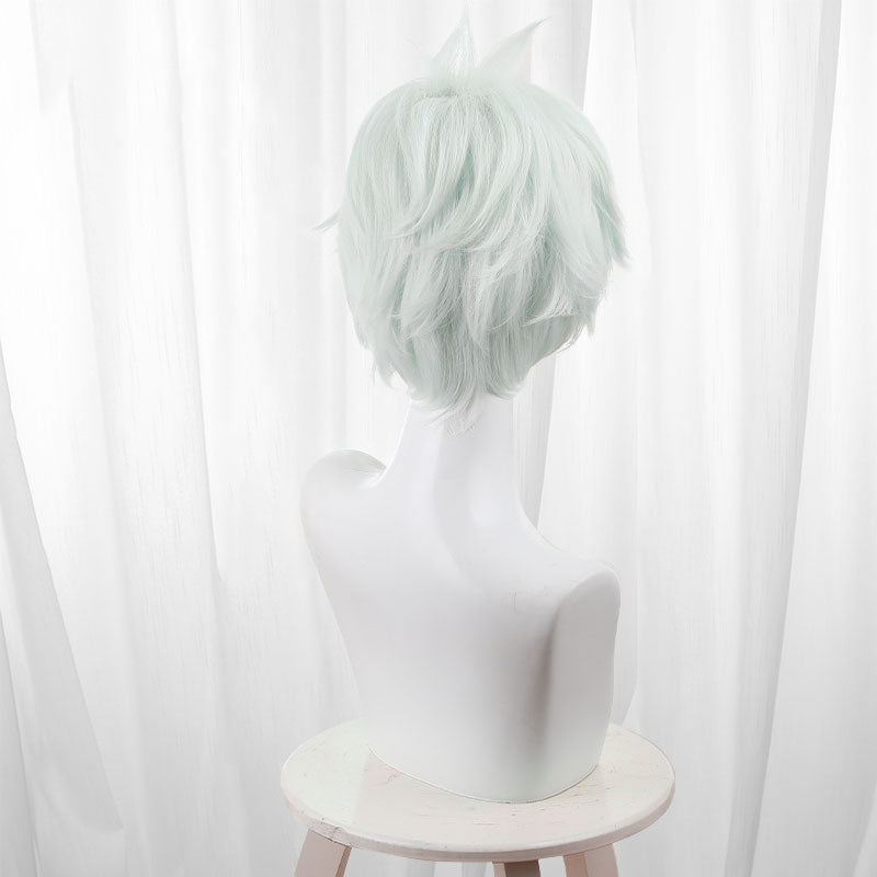 Kaiju NO.8 Reno Ichikawa Short Light Green Cosplay Wigs - lemailwigs