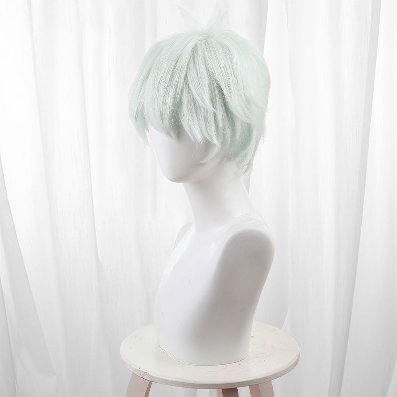 Kaiju NO.8 Reno Ichikawa Short Light Green Cosplay Wigs - lemailwigs