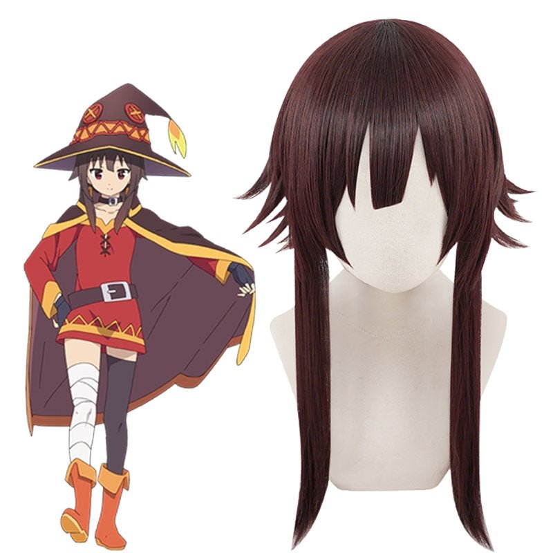 Kono Subarashii Sekai ni Bakuen wo! Megumin Cosplay Wig - lemailwigs