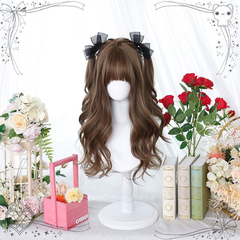 L - email JK Curly Brown Lolita Wig - lemailwigs