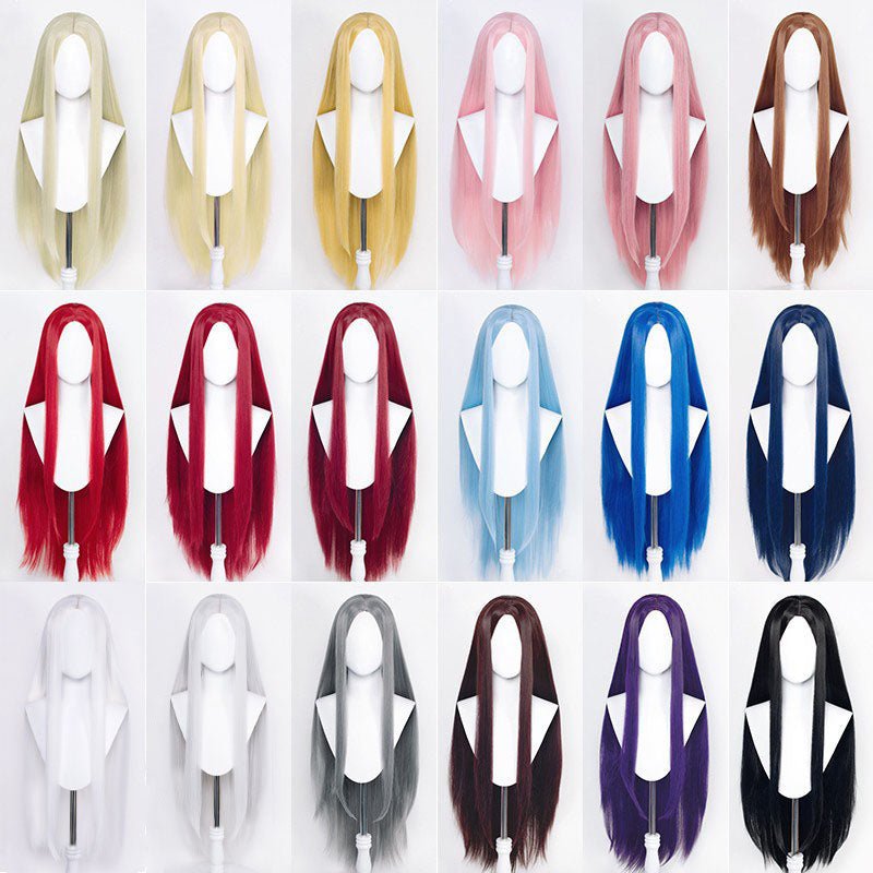 L - email Wig 20 Colors 100cm Long Straight Cosplay Wigs - lemailwigs