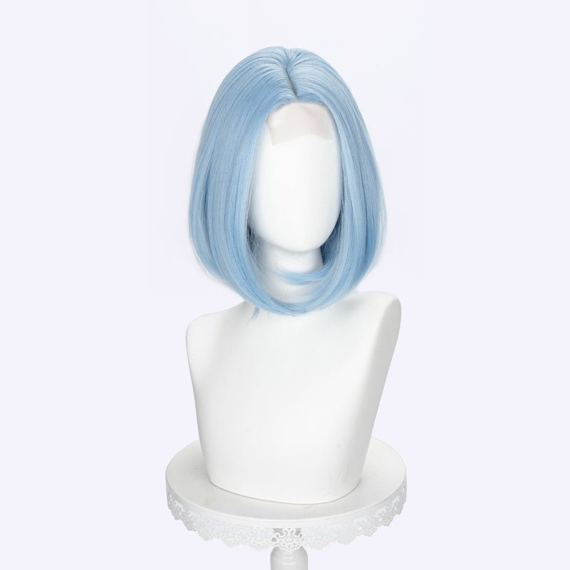 L-email Wig 35cm Short Straight Multi-Color Lace Front Cosplay Wig - lemailwigs