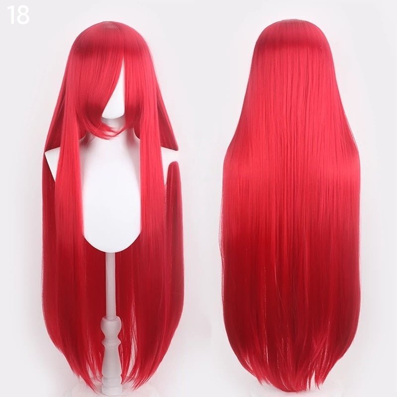L - email Wig 41 Colors 100cm Long Straight General Cosplay Wigs - lemailwigs