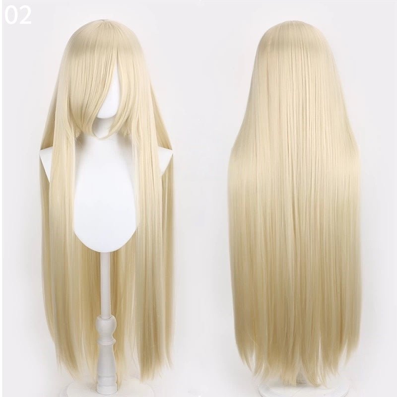 L - email Wig 41 Colors 100cm Long Straight General Cosplay Wigs - lemailwigs