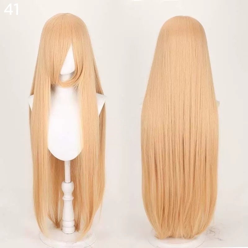L - email Wig 41 Colors 100cm Long Straight General Cosplay Wigs - lemailwigs