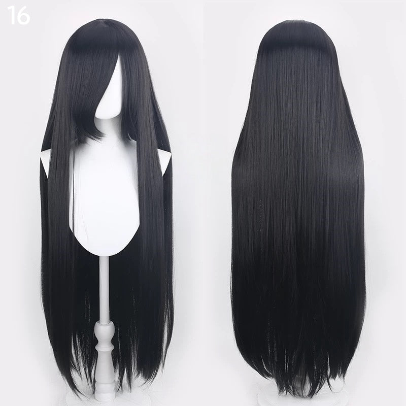L - email Wig 41 Colors 100cm Long Straight General Cosplay Wigs - lemailwigs