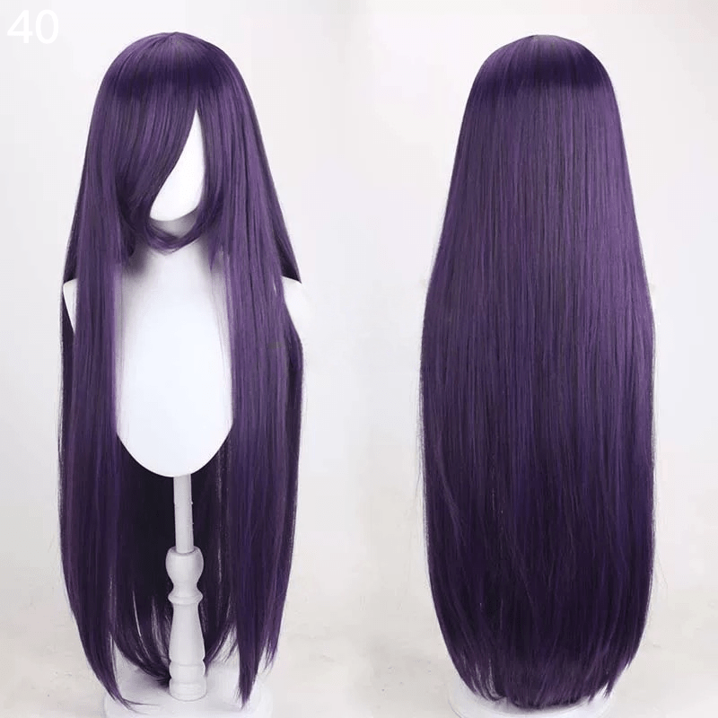 L - email Wig 41 Colors 100cm Long Straight General Cosplay Wigs - lemailwigs