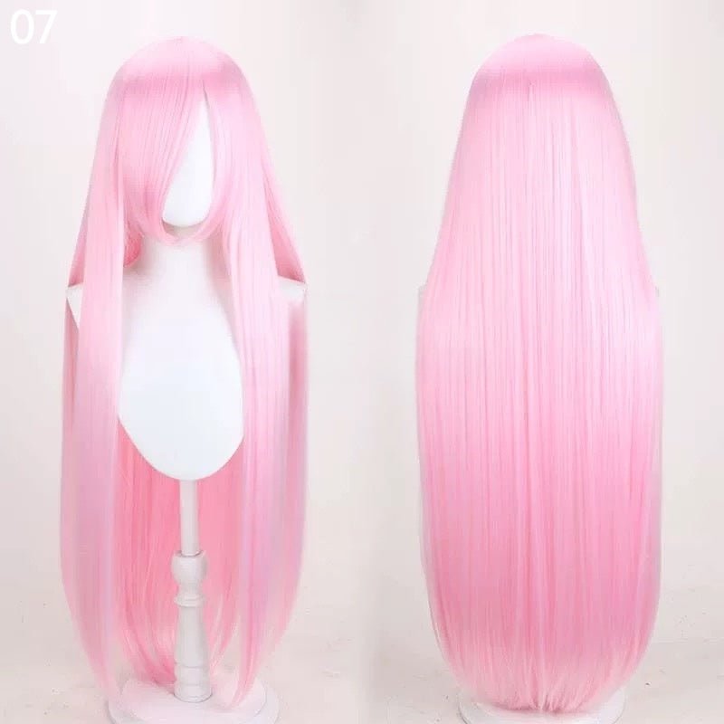 L - email Wig 41 Colors 100cm Long Straight General Cosplay Wigs - lemailwigs