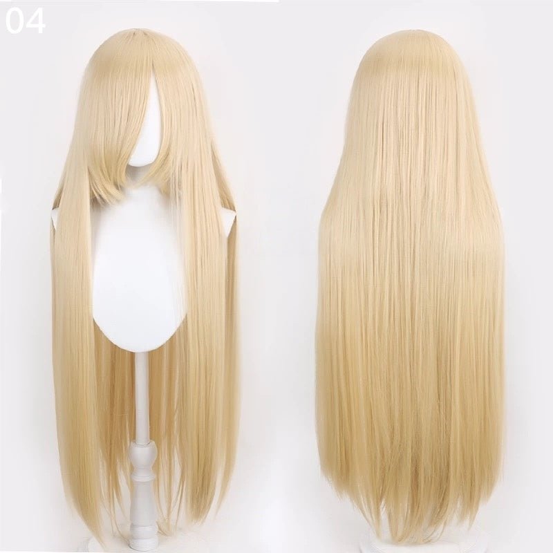 L - email Wig 41 Colors 100cm Long Straight General Cosplay Wigs - lemailwigs