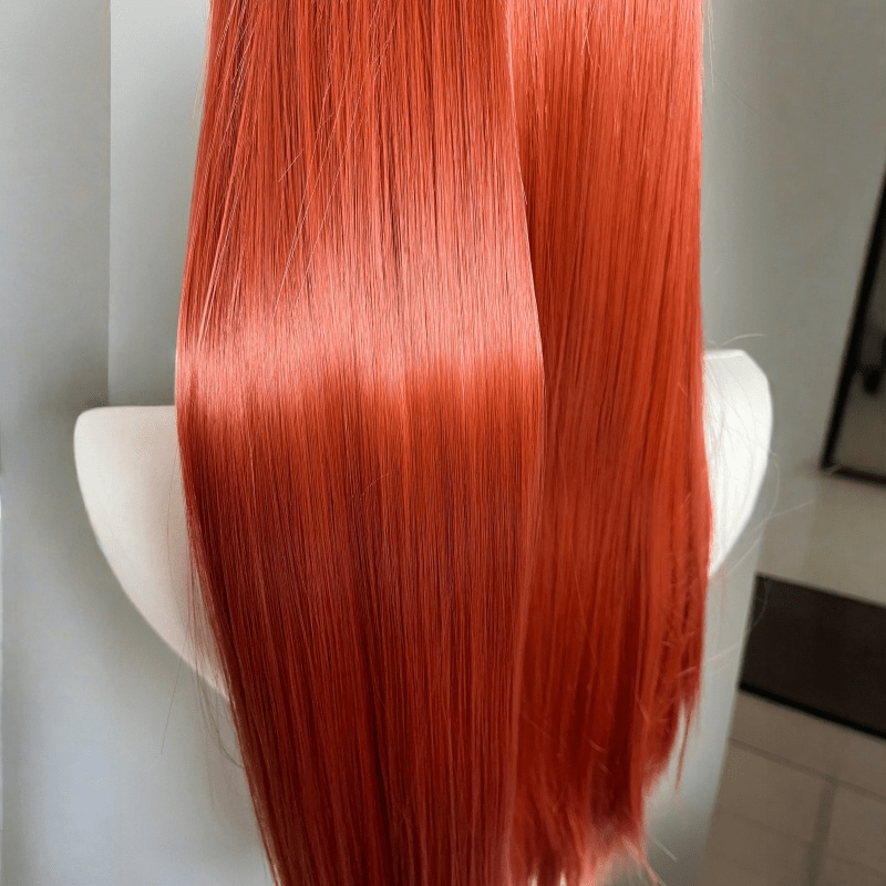 L - email Wig 6 Colors 13×4 Hand Hook 80cm Long Straight Font Lace Wig - lemailwigs