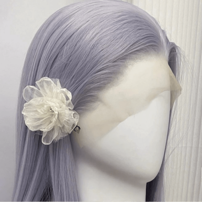 L - email Wig 9 Colors 13×4 Hand Hook 80cm Long Straight Font Lace Wig - lemailwigs