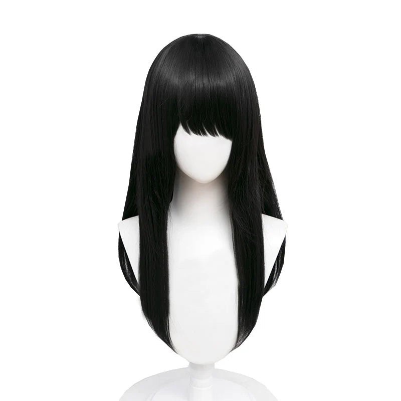 L - email Wig Chainsaw Man Asa Mitaka Cosplay Costume And Wig Full Set - lemailwigs