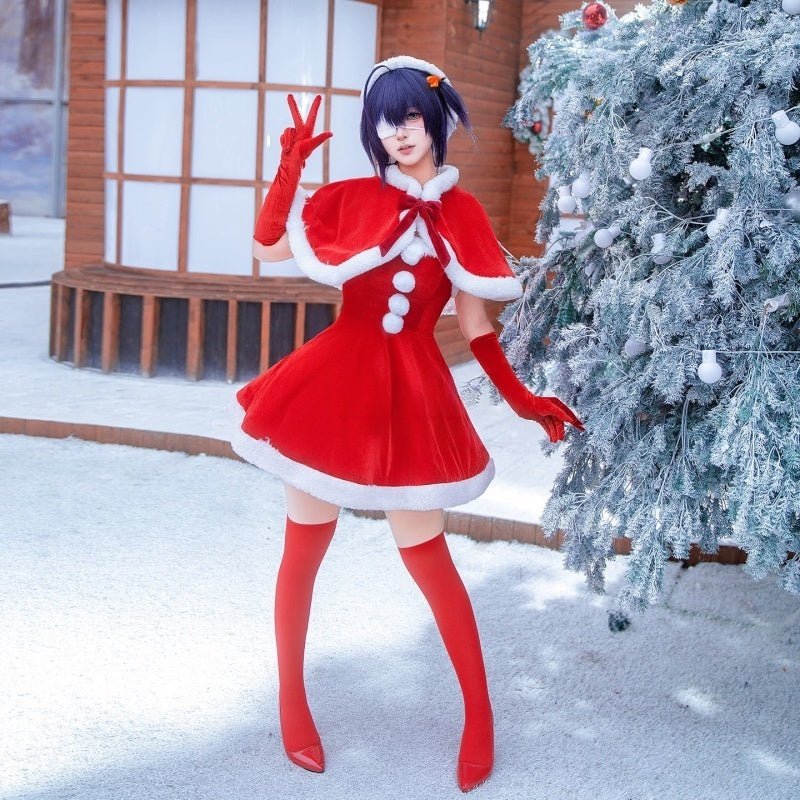 L - email Wig Christmas Red Festive Cosplay Costume - lemailwigs
