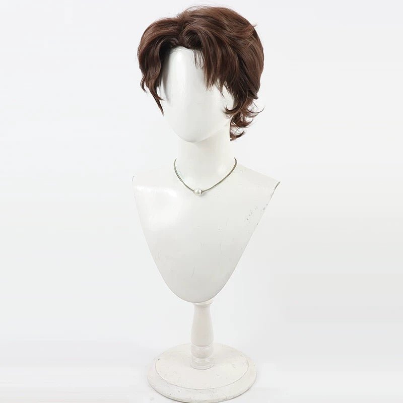 L - email Wig Clair Obscur: Expedition 33 Gustave Brown Short Cosplay Wig - lemailwigs