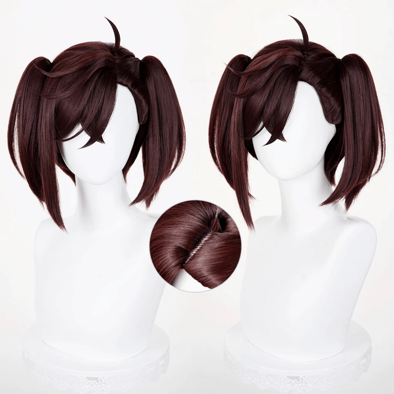 L - email Wig Dandadan Momo Ayase Maid Short Cosplay Wig - lemailwigs