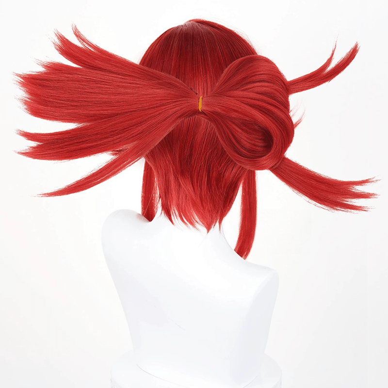 L - email Wig Gachiakuta Riyo Red Cosplay Wig - lemailwigs