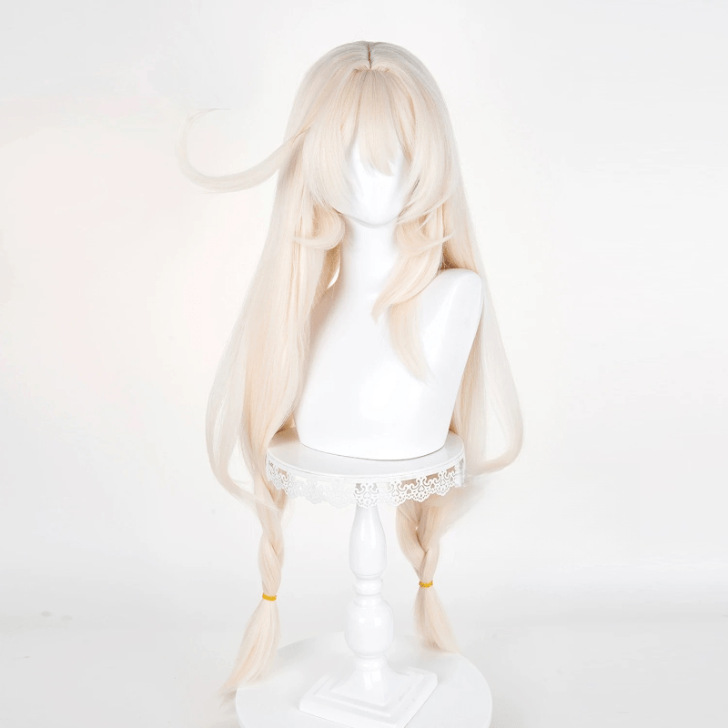 L - email Wig Genshin Impact Alice Pink - gold 98cm Halloween Cosplay Wig - lemailwigs