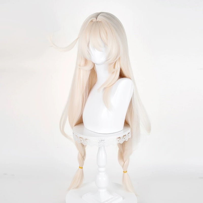 L - email Wig Genshin Impact Alice Pink - gold 98cm Halloween Cosplay Wig - lemailwigs