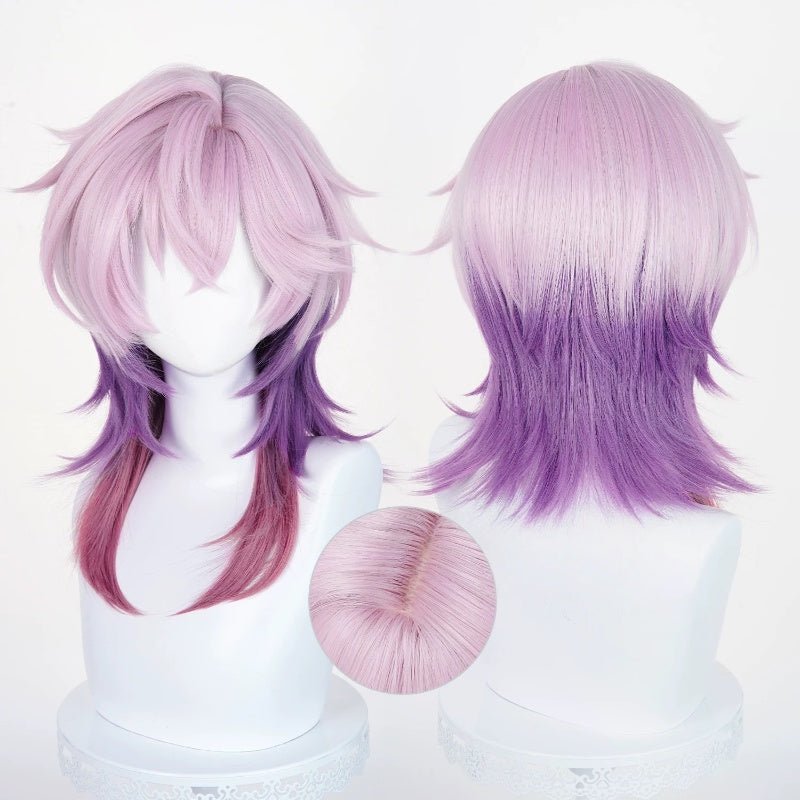 L - email Wig Genshin Impact Durin 55cm Mixed Colors Cosplay Wig - lemailwigs